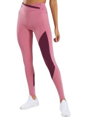 Gymshark Crossover Leggings Women's Small Dusty Pink Workout Gym Fitness Active